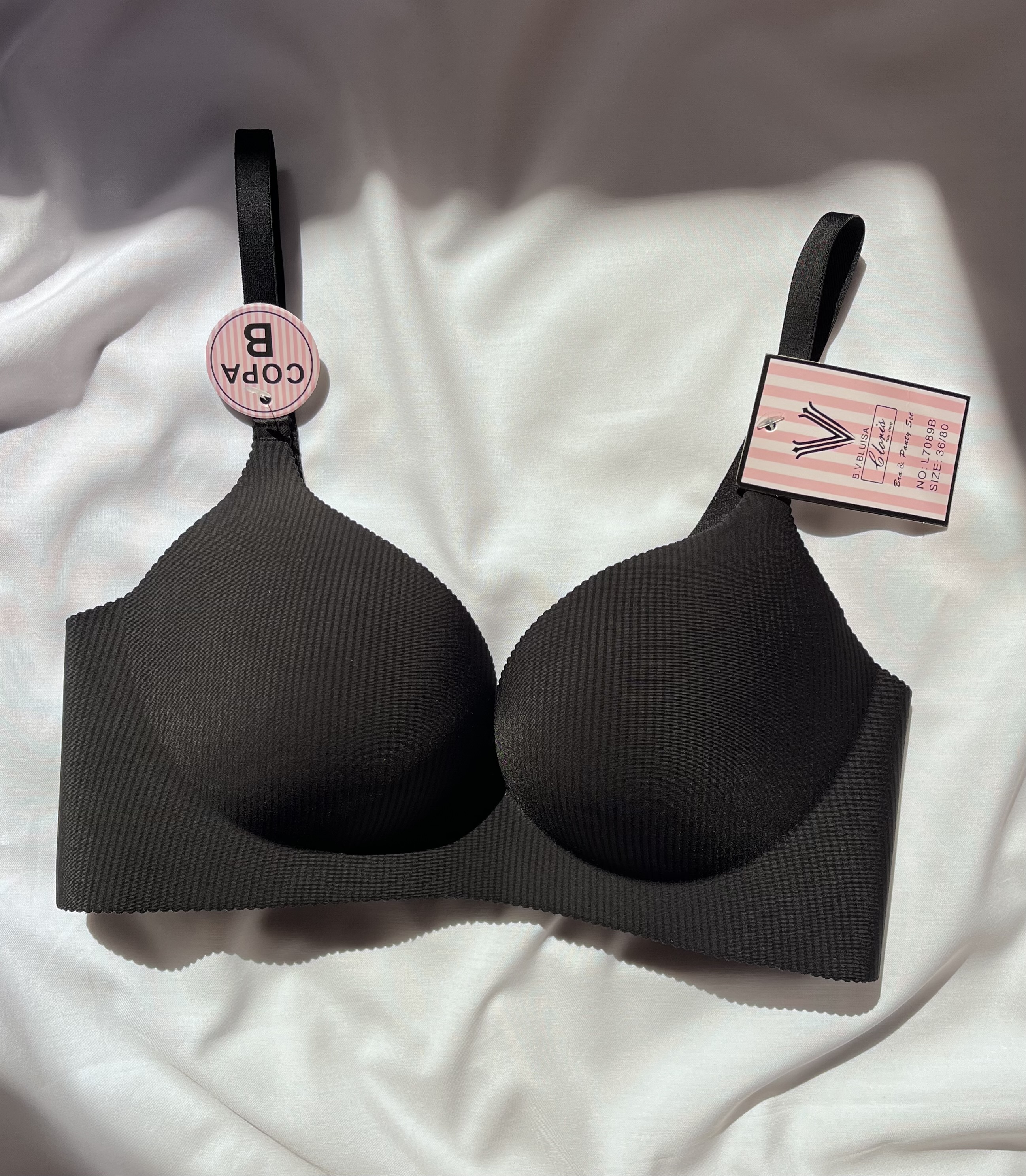 سوتین مشکی بدون فنر