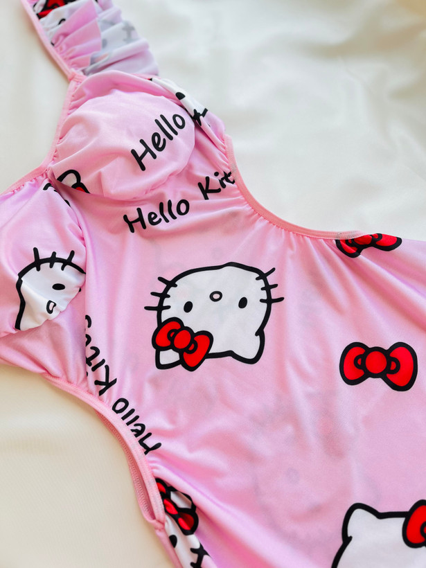 لباس کمر بکلس hello kitty