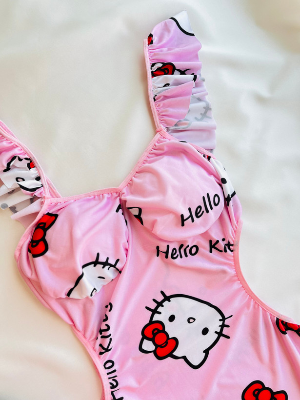 لباس کمر بکلس hello kitty