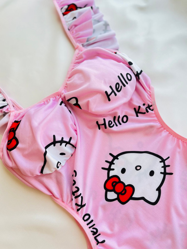 لباس کمر بکلس hello kitty