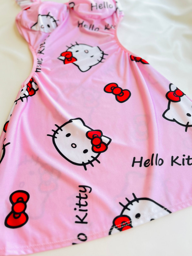 لباس کمر بکلس hello kitty